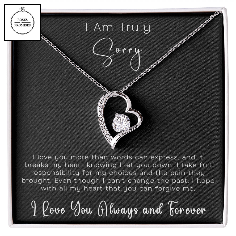 I am Truly Sorry Forever Love Necklace