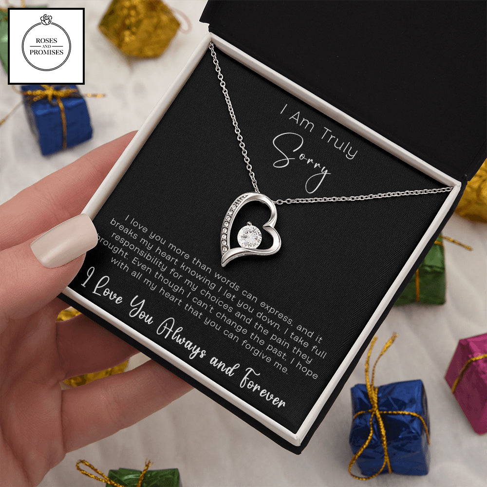I am Truly Sorry Forever Love Necklace