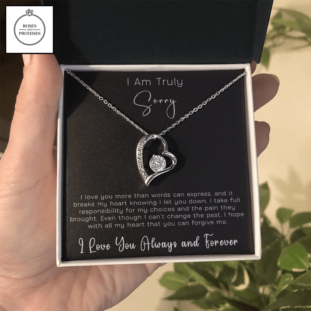 I am Truly Sorry Forever Love Necklace