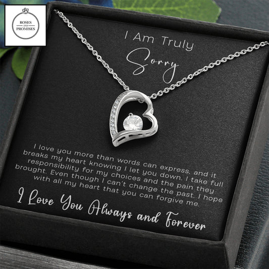 I am Truly Sorry Forever Love Necklace