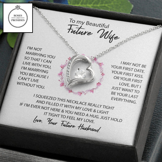 To My Beautiful Future Wife Forever Love Necklace
