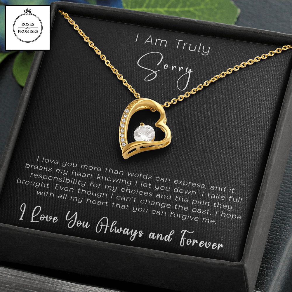 I am Truly Sorry Forever Love Necklace