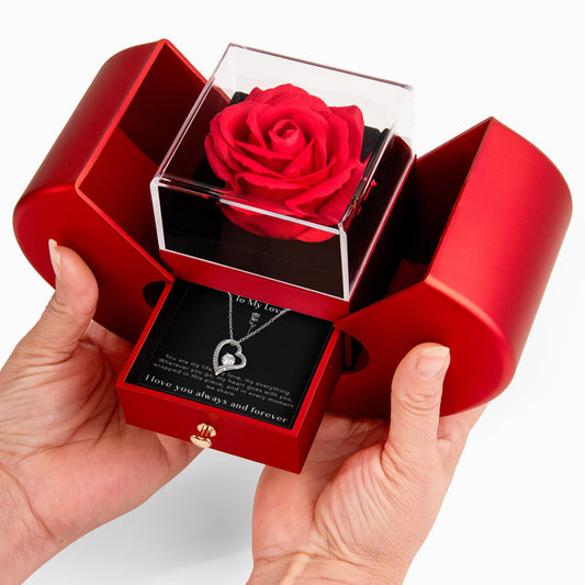 Forever Love Necklace with Message Card