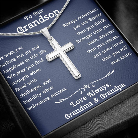 To Our Grandson Gift From Grandparents | Gift From Grandma and Grandpa | Birthday Gift For Grandson | Christmas Gift For Grandson