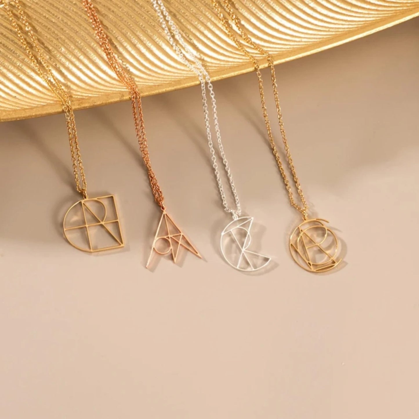 Custom Name Logo Necklace – Personalized Stainless Steel Pendant