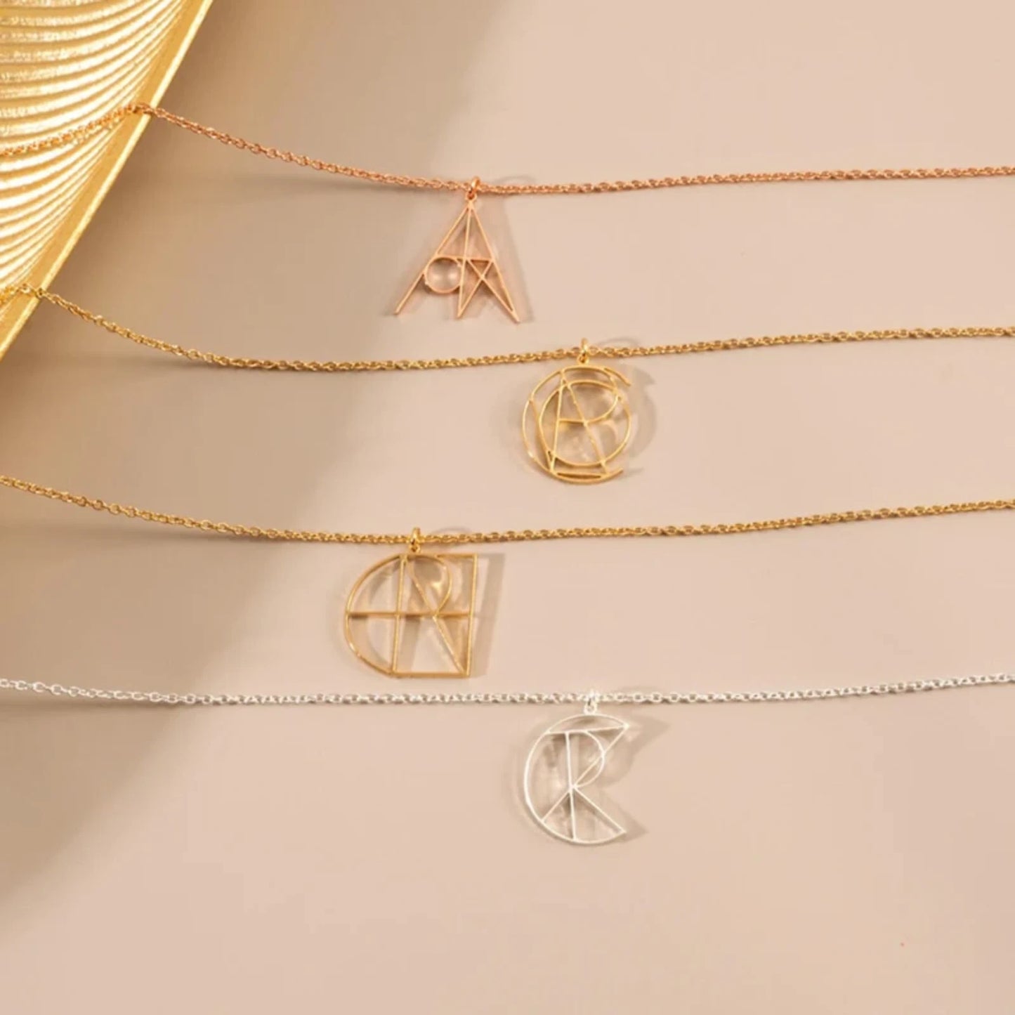 Custom Name Logo Necklace – Personalized Stainless Steel Pendant