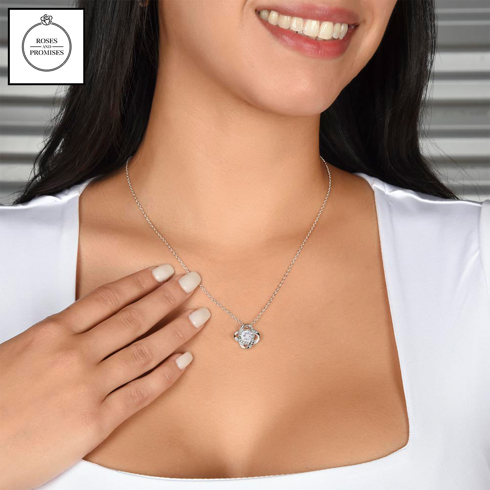 To My Soulmate Love Knot Necklace